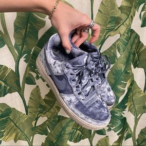 Periwinkle Velvet Air Force 1’s